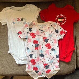 Tommy Hilfiger Baby Girl Onesies (18 months)